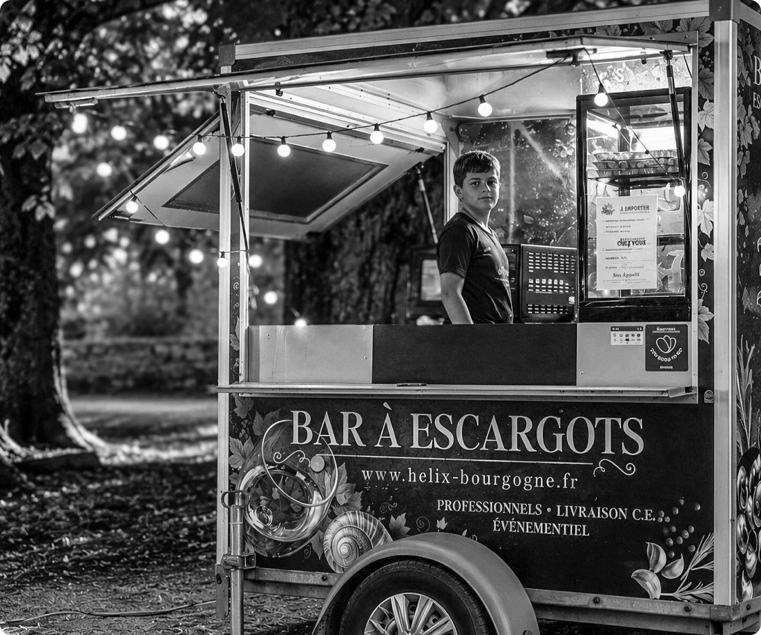 Photo du bar à escargot - spécialité de la Bourgogne